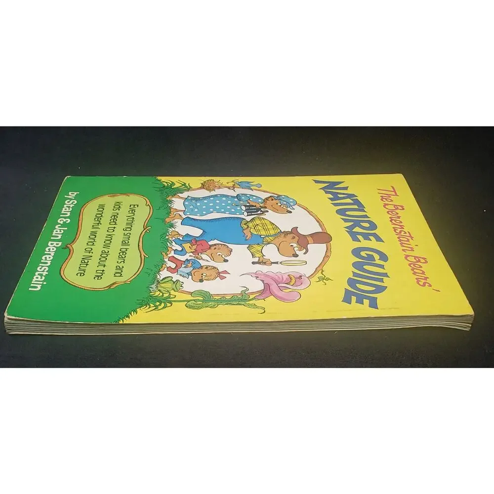 Vintage The Berenstain Bears Nature Guide Oversized Hard Softcover Book